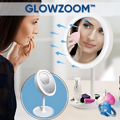 GLOWZOOM™  ESPEJO LED + VENTILADOR