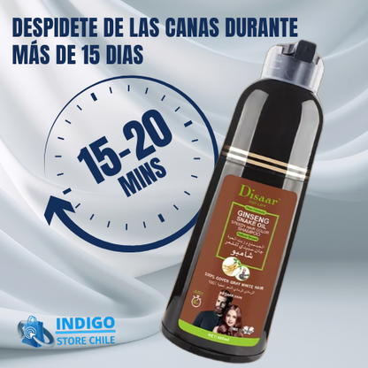SHAMPOO ÁRABE "DISAAR" CUBRE TUS CANAS 400ml